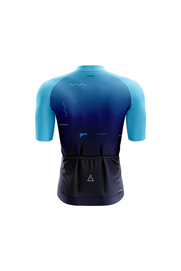 Cycling Jersey Race Fit - Ocean Pulse - Image 2