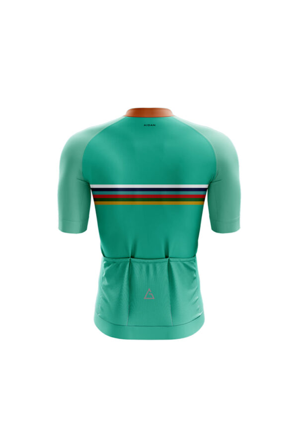 Sublimated Cycling Jersey - Green Vibe - Image 2