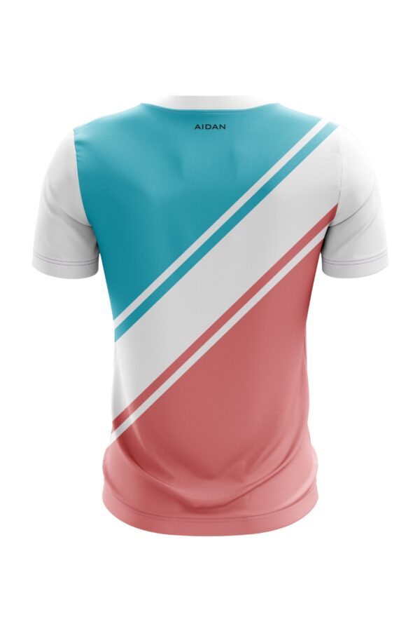 Back view of the Aidan Global Victory Edge Soccer Jersey showcasing a streamlined design, ideal for customization with team names and numbers