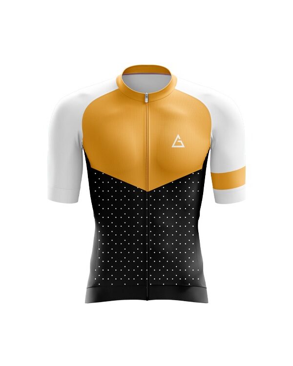 dusk vibe race fit cycling jersey front view