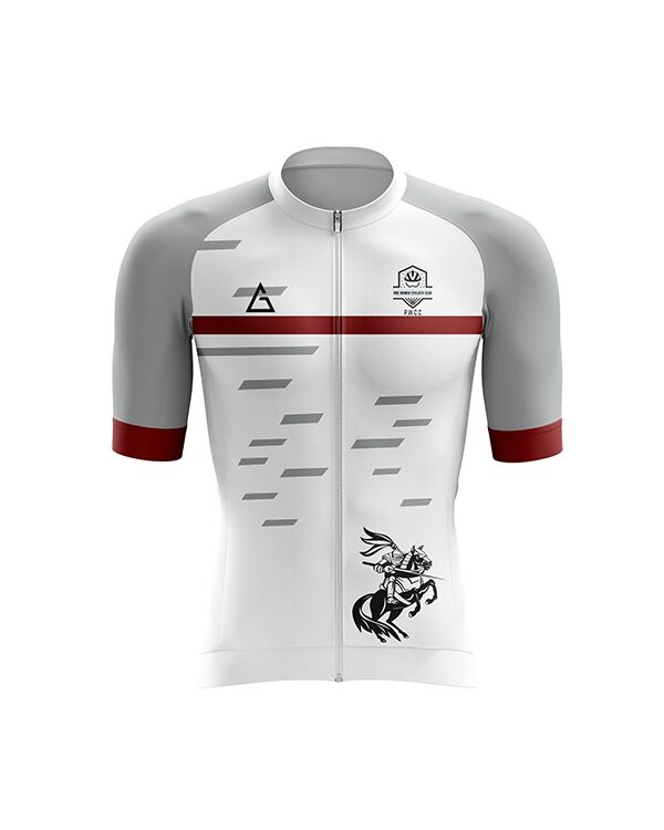 race fit cycling jersey with power band team pwcc