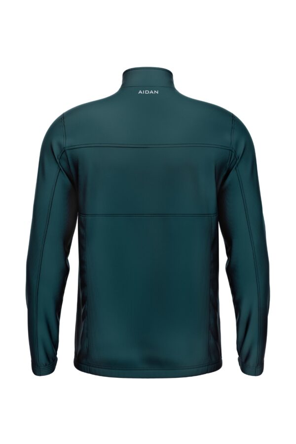 Back view of the Aidan Global Vortex Track Jacket with sleek and modern styling
