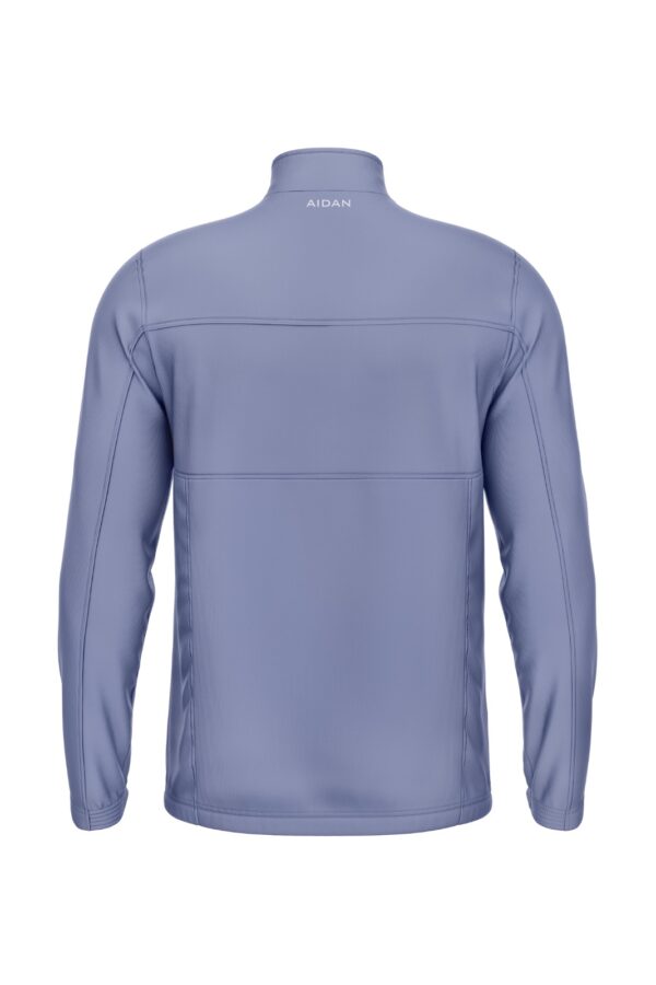 Back view of the Aidan Global Stride Track Jacket with clean and streamlined styling.