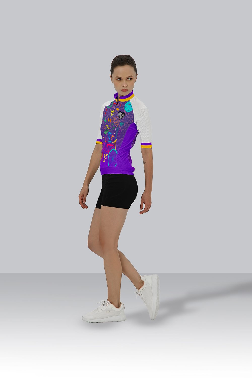 Vivid Velocity Race Fit Cycling Jersey - Image 3