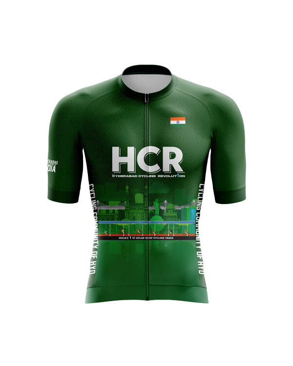 Cycling Jersey Race Fit Cycling Jersey Team Hyderabad Cycling Revolution (FRONT)