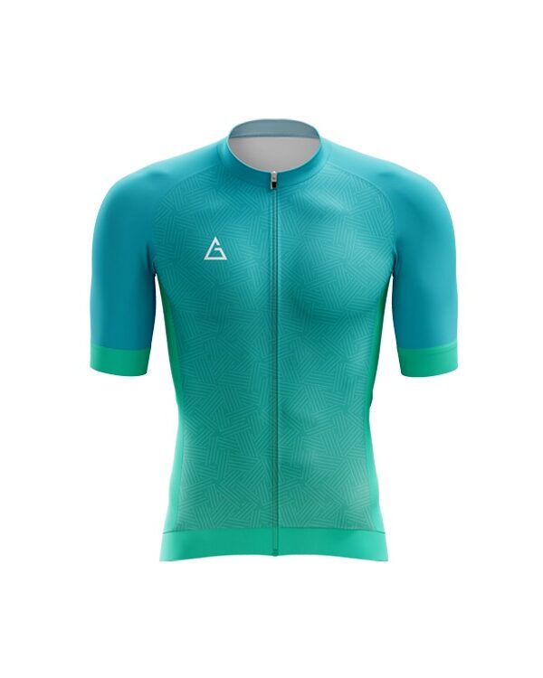 pro aero race fit cycling jersey front view