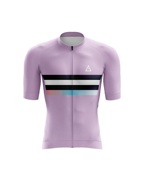 prism ride pro race fit cycling jersey front view