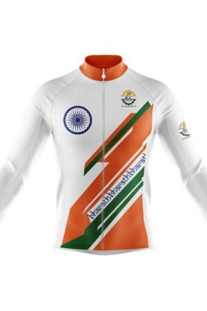 Bharath Edition Club Fit Full Sleeve Cycling Jersey - Horamavu Cycling Squad (FRONT)