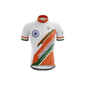 Bharath Edition Club Fit Half Sleeve Cycling Jersey - Horamavu Cycling Squad (FRONT)