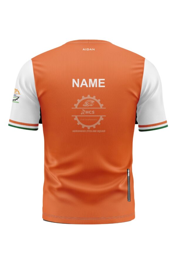 Bharath Edition Cycling T Shirt - Horamavu Cycling Squad (BACK)