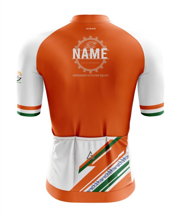 Bharath Edition Race Fit Cycling Jersey - Horamavu Cycling Squad - Image 2