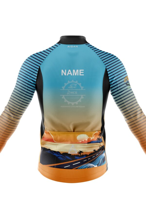 C2C Club Fit Full Sleeve Cycling Jersey - Horamavu Cycling Squad (BACK)