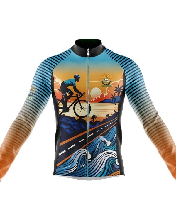 C2C Club Fit Full Sleeve Cycling Jersey - Horamavu Cycling Squad (FRONT)