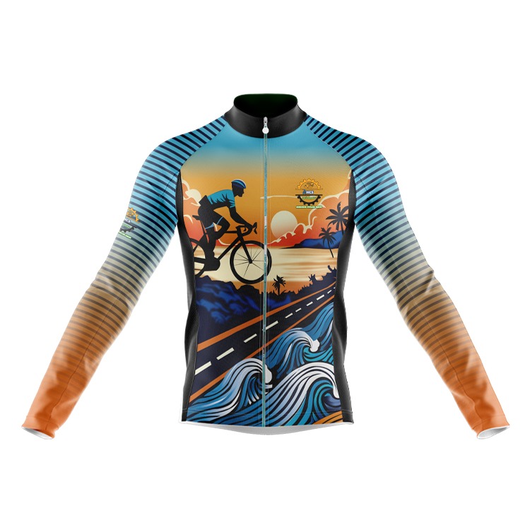 C2C Club Fit Full Sleeve Cycling Jersey - Horamavu Cycling Squad (FRONT)