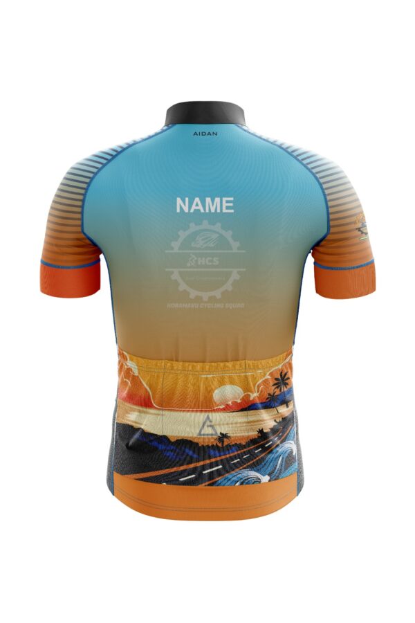 C2C Club Fit Half Sleeve Cycling Jersey - Horamavu Cycling Squad (BACK)