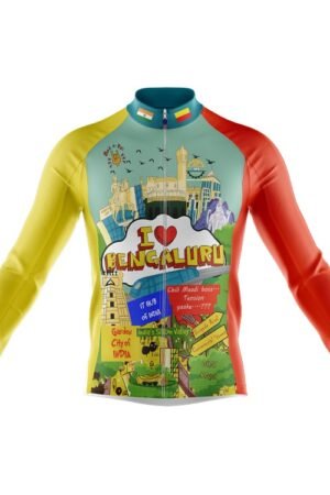 Club Fit Full Sleeve Cycling Jersey Horamavu Cycling Squad (FRONT)