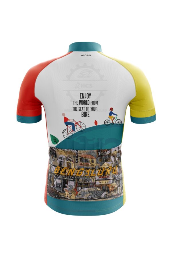 Club Fit Half Sleeve Cycling Jersey Horamavu Cycling Squad (BACK)