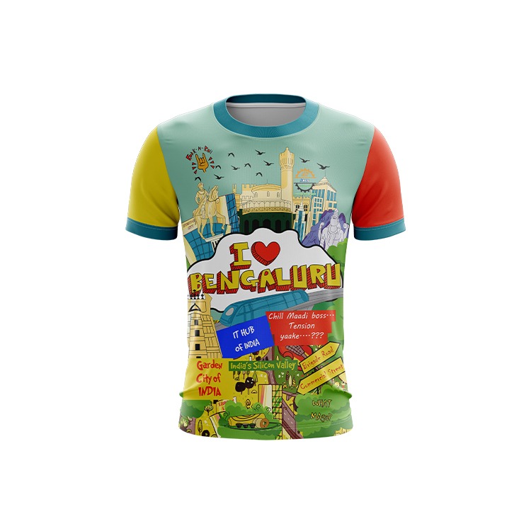 Normal T Shirt - Horamavu Cycling Squad (FRONT)