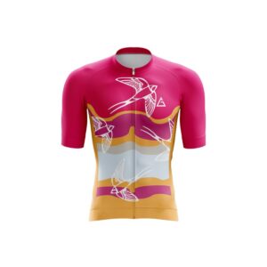 Soaring Swallow Jersey - Race Fit Cycling Jersey (FRONT)