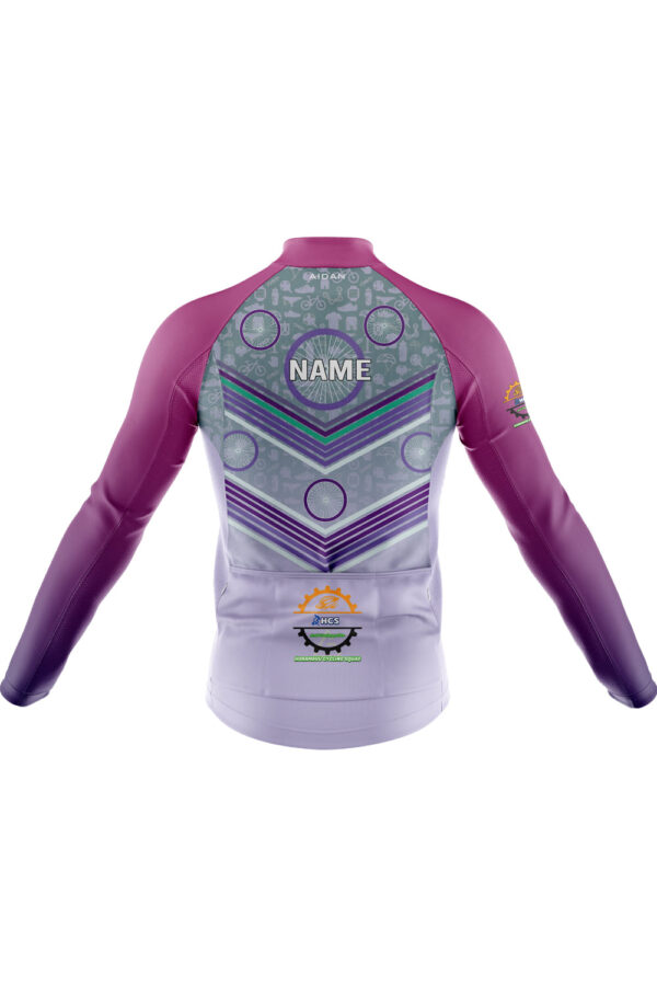 Zenith Design Club Fit Full Sleeve Cycling Jersey-Horamavu Cycling Squad - Image 2