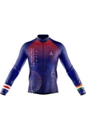 LEL 2025: Royal Vibe – Navy Edition Club Fit Full Sleeve Cycling Jersey