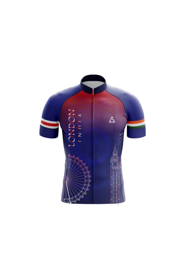 LEL 2025: Royal Vibe – Navy Edition Club Fit Half Sleeve Cycling Jersey
