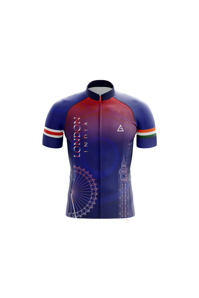 LEL 2025: Royal Vibe – Navy Edition Club Fit Half Sleeve Cycling Jersey