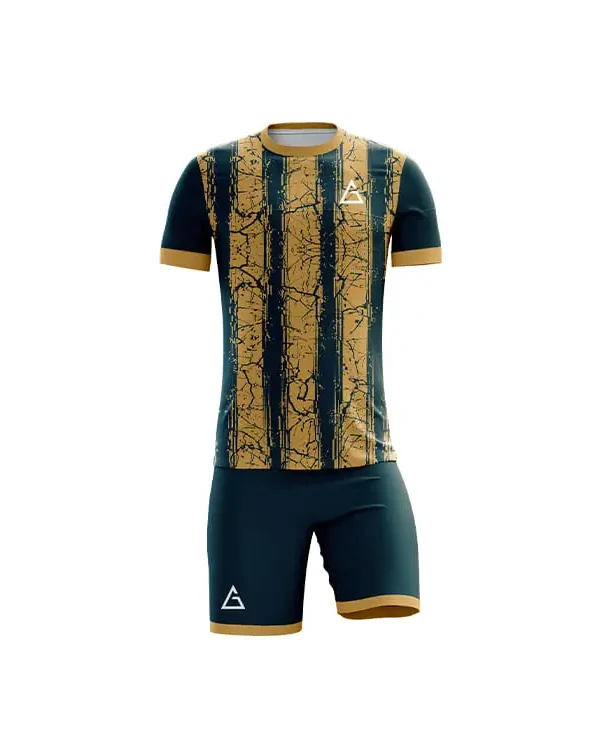Emerald Green Fully Sublimation Football Kit front view