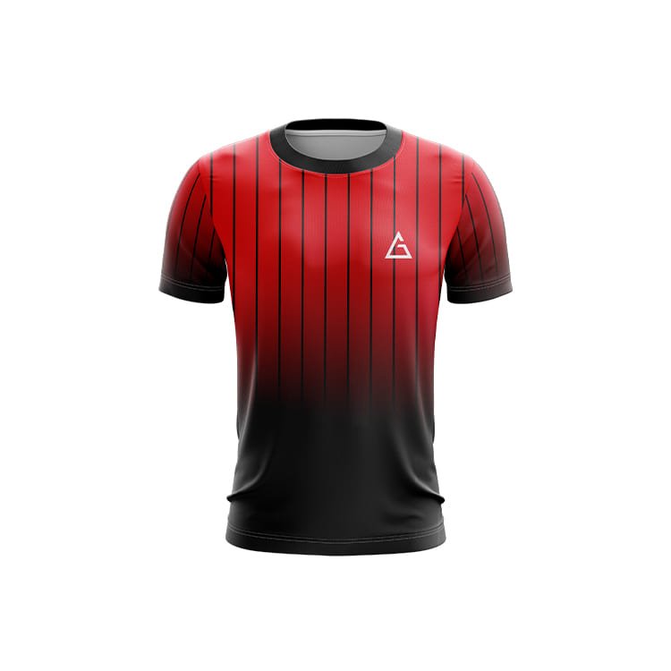 Red football jersey red festive design for teams and players