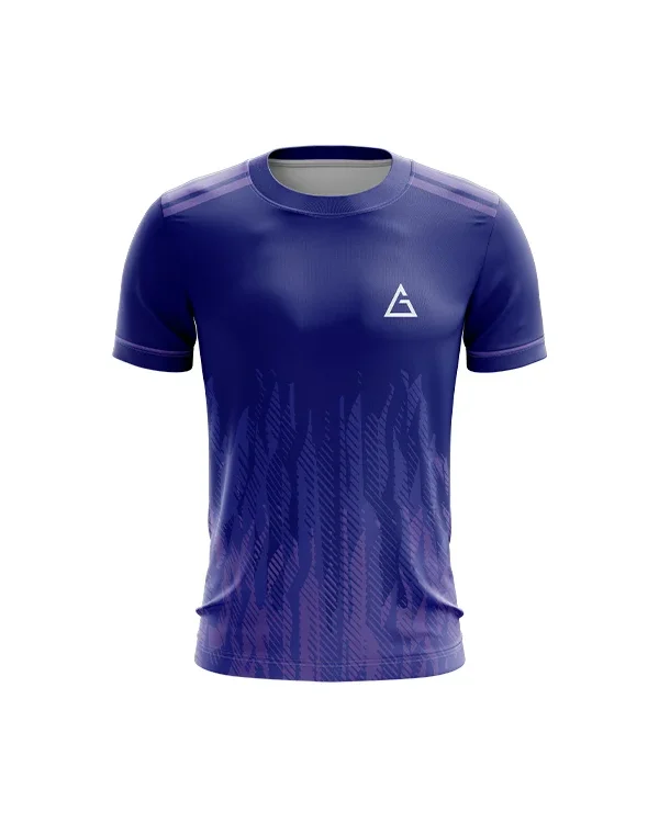 Barcelona inspired fan football jersey front view
