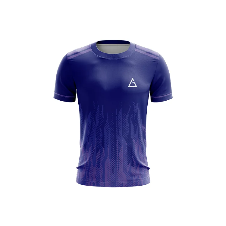 Barcelona inspired fan football jersey front view